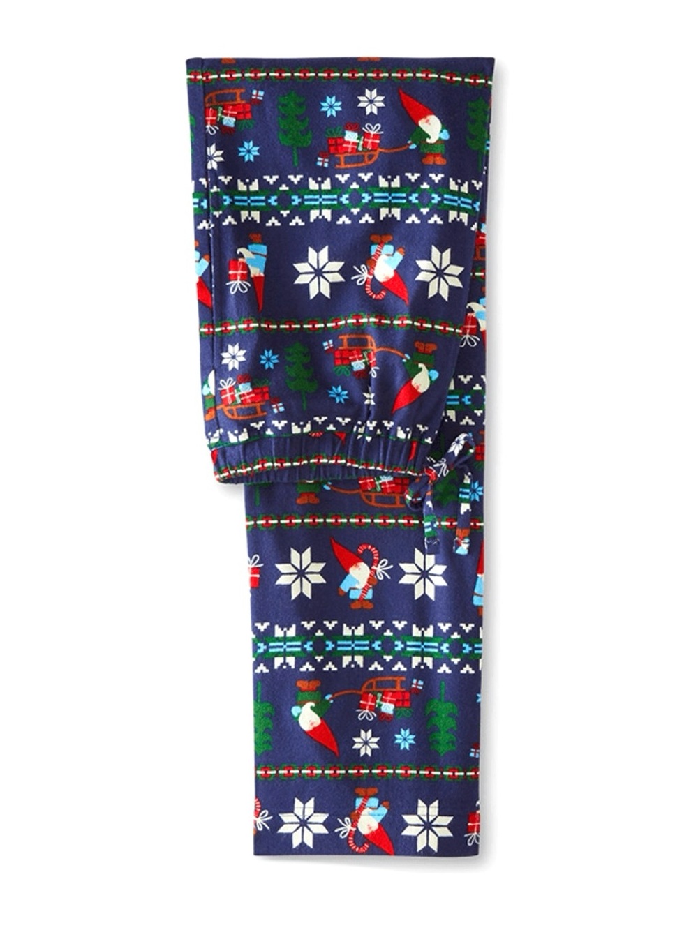 Hanna Andersson Adult Holiday Flannel Pajama Pant - Gnome Sweet Gnome